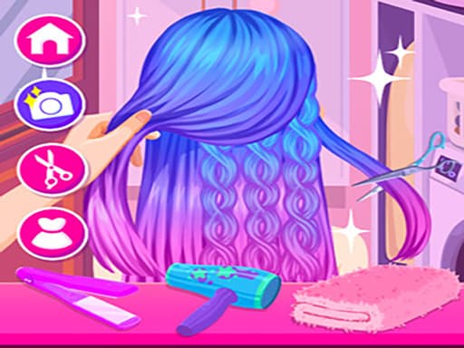 Hair Master game screenshot - girls - Free online game
