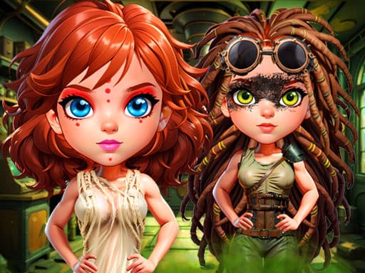 Fury of the Steampunk Princess game screenshot - girls - Free online game
