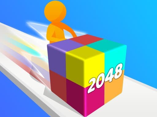 Geometry Stack 2048 Run游戏截图 - arcade - 免费在线游戏