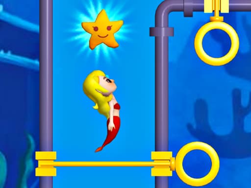 Pull Mermaid Out game screenshot - puzzles - Free online game