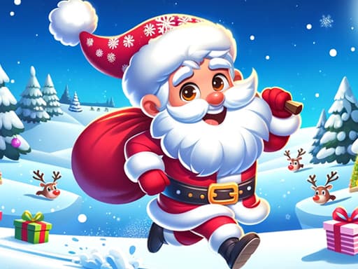 Santa Dash game screenshot - adventure - Free online game