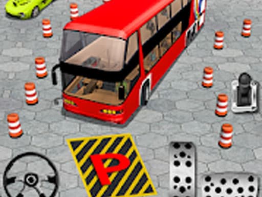 Modern Bus Parking - Bus游戏截图 - arcade - 免费在线游戏