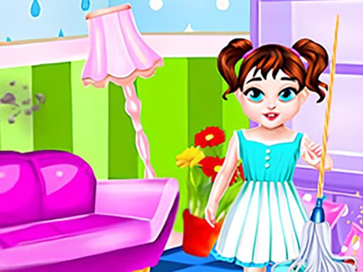 Baby Taylor House Cleanup game screenshot - hypercasual - Free online game