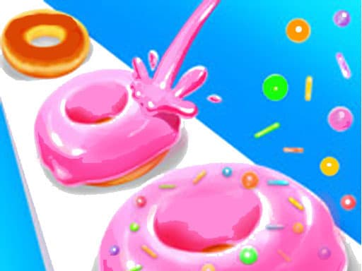 Captura de pantalla del juego Donut Stack - boys - Juego gratuito en línea