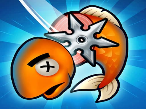Captura de pantalla del juego Ninja Fishing 2D - shooting - Juego gratuito en línea