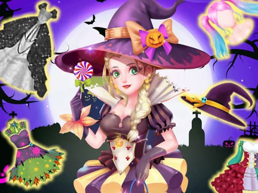 Captura de pantalla del juego Princess Halloween Boutique - girls - Juego gratuito en línea