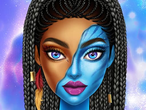 Avatar Make Up game screenshot - girls - Free online game