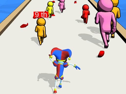 Digital Circus Run And Shoot game screenshot - action - Free online game