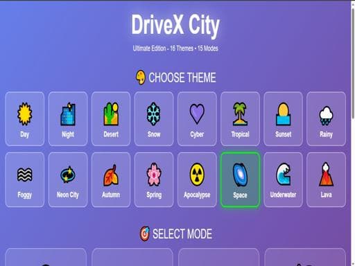 DriveX City游戏截图 - racing - 免费在线游戏