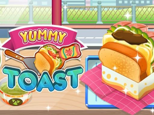 Yummy Toast game screenshot - cooking - Free online game