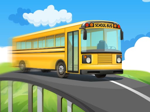 Captura de pantalla del juego School Bus Racing - racing - Juego gratuito en línea