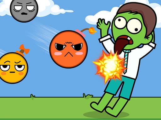 Draw To Smash Zombie game screenshot - puzzles - Free online game