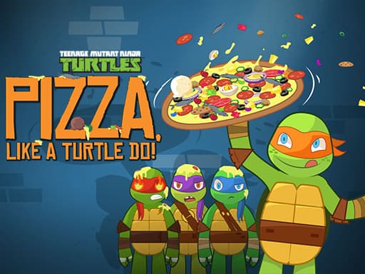 Ninja Turtles: Pizza Like A Turtle Do! game screenshot - cooking - Free online game