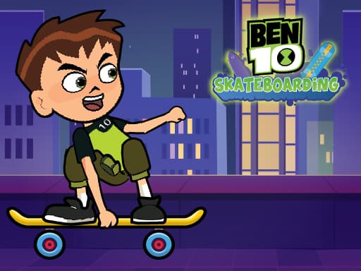 Captura de pantalla del juego Ben 10 Skateboarding - sports - Juego gratuito en línea