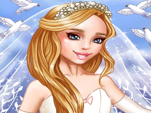 Wedding Dress up Bride Groom game screenshot - girls - Free online game