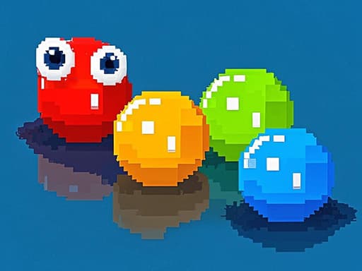 Combo Snake game screenshot - bejeweled - Free online game