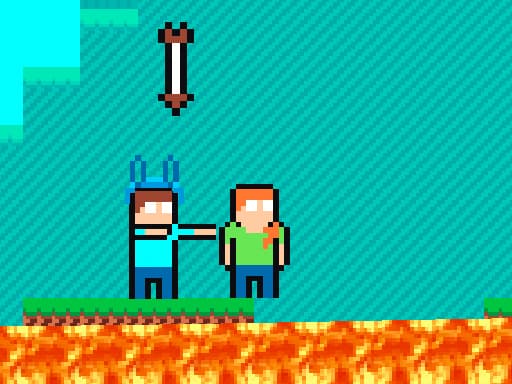 Pixel Battle Upward游戏截图 - arcade - 免费在线游戏