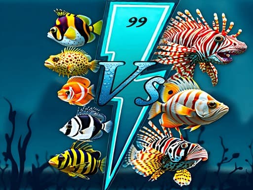 Aqua Fish Rush game screenshot - clicker - Free online game