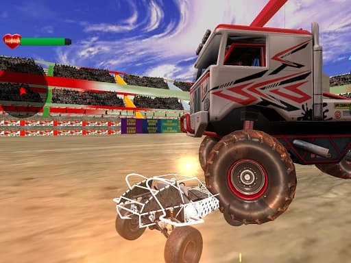 Crazy Buggy Demolition Derby game screenshot - racing - Free online game