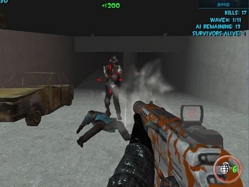 Zombie Apocalypse Tunnel Survival游戏截图 - multiplayer - 免费在线游戏