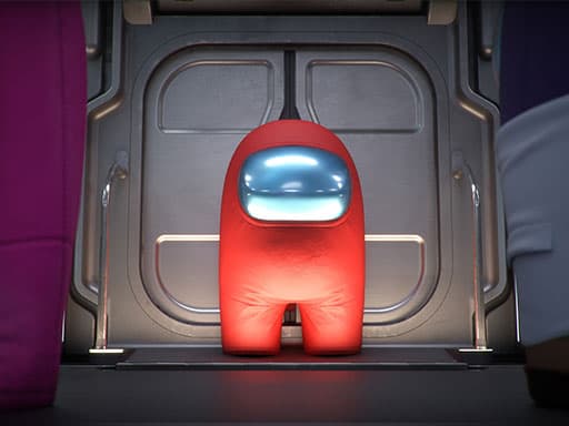 Captura de pantalla del juego AMONGUS GEOMETRY JUMP - racing - Juego gratuito en línea