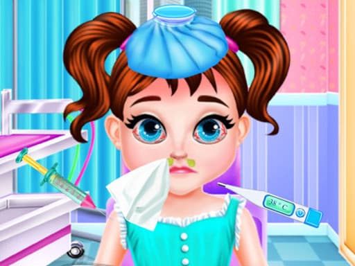 Baby Taylor Bad Cold Treatment game screenshot - girls - Free online game