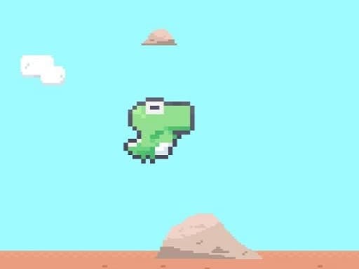 Dino Run Magic 2D game screenshot - hypercasual - Free online game