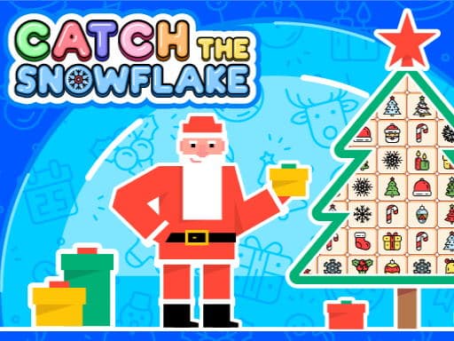 Captura de pantalla del juego Catch The Snowflake - puzzles - Juego gratuito en línea