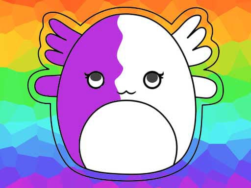 Squishmallow Coloring Book game screenshot - puzzles - Free online game