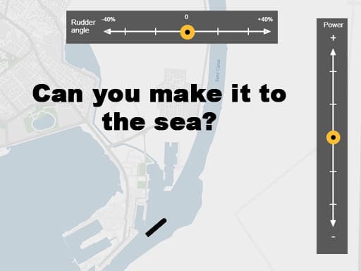 Captura de pantalla del juego Suez Canal Simulator - sports - Juego gratuito en línea