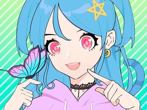 Anime Avatar Design游戏截图 - girls - 免费在线游戏