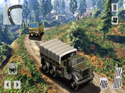Captura de pantalla del juego US OffRoad Army Truck Driver - adventure - Juego gratuito en línea