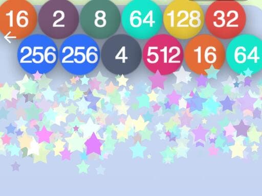 Captura de pantalla del juego Bubble 2048 - shooting - Juego gratuito en línea