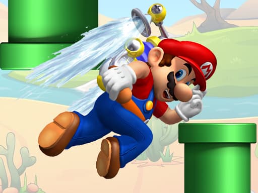 Captura de pantalla del juego Super Flappy Mario - arcade - Juego gratuito en línea