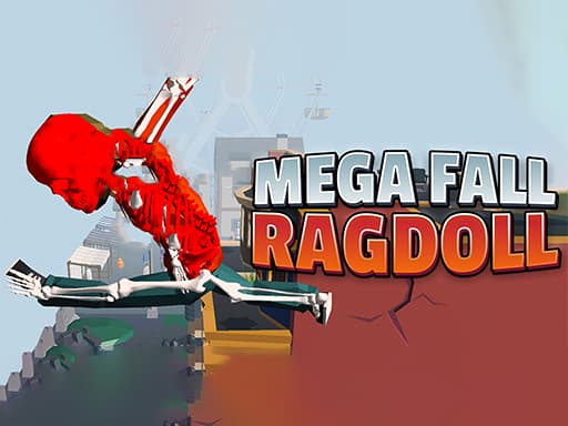 Captura de pantalla del juego Mega Fall Ragdoll Simulator - hypercasual - Juego gratuito en línea