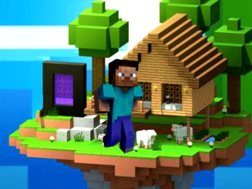 Captura de pantalla del juego Minecraft Steve Hook Adventure  - hypercasual - Juego gratuito en línea