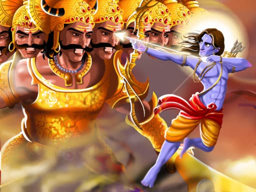 Captura de pantalla del juego Ram the Yoddha - shooting - Juego gratuito en línea