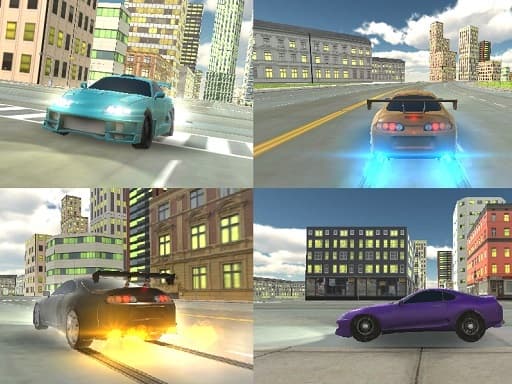 Captura de pantalla del juego Supra Drift 3D - racing - Juego gratuito en línea
