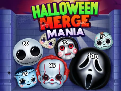 Halloween Merge Mania game screenshot - racing - Free online game