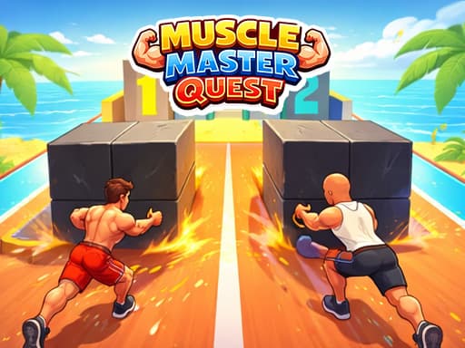 Muscle Master Quest game screenshot - arcade - Free online game