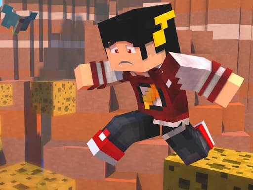 Captura de pantalla del juego Minicarft Block Survival - adventure - Juego gratuito en línea