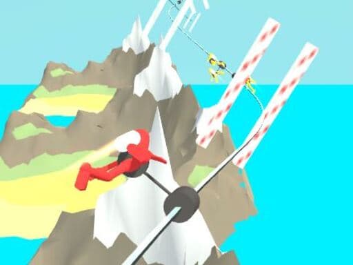 Zipline Dodge游戏截图 - arcade - 免费在线游戏