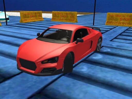 Car Ultimate Stunt Racer game screenshot - arcade - Free online game
