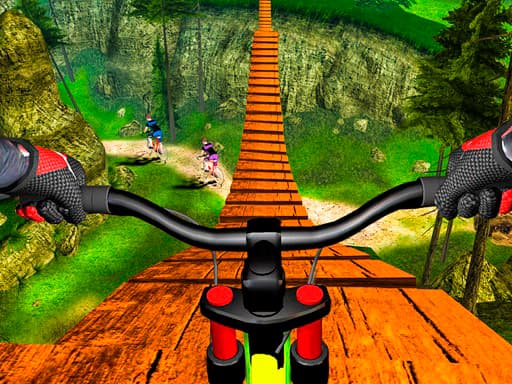Offroad Cycle 3D Racing Simulator game screenshot - racing - Free online game