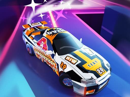 Captura de pantalla del juego Car ZigZag 3D - racing - Juego gratuito en línea