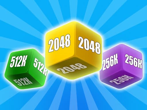 Captura de pantalla del juego Merge Cubes 2048 3D - puzzles - Juego gratuito en línea
