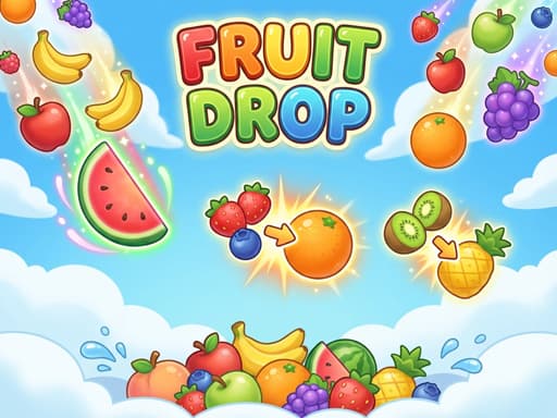 Fruit Drop game screenshot - puzzles - Free online game