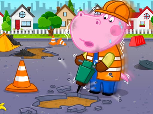 Professions For Kids game screenshot - girls - Free online game