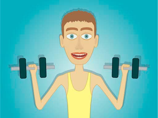 Muscle Clicker: Gym game game screenshot - sports - Free online game