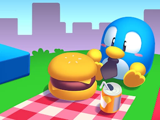 Picnic Penguin game screenshot - cooking - Free online game